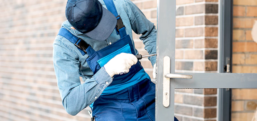 Pivot Storefront Door Locks Installation in Lombard, Illinois